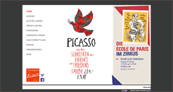 Desktop Screenshot of kunstmuseum-picasso-muenster.de